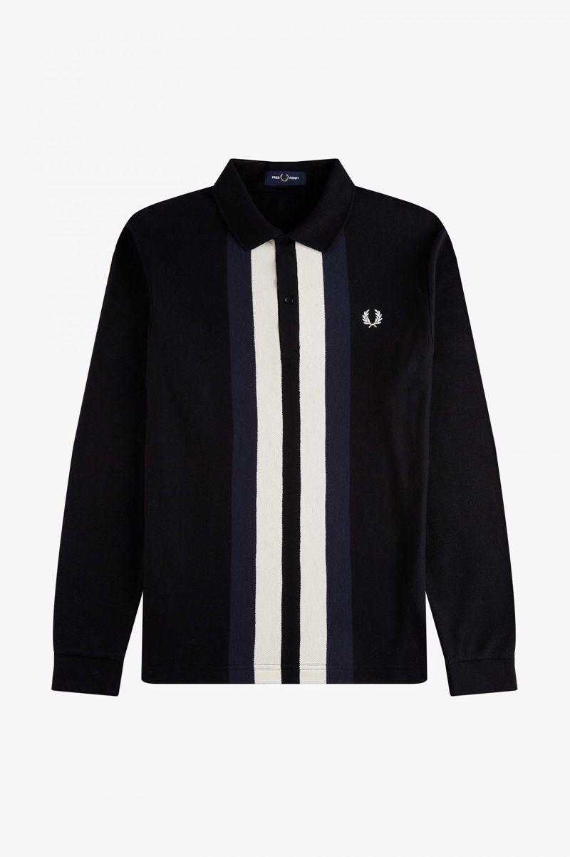 Black Fred Perry M3808 Men's Polo Shirts | PH 1457GSOL